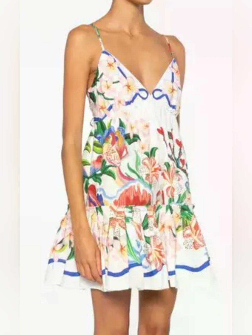 Farm Rio Super Colorful Mini Summer Dress - Picture 3 of 9